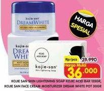 Promo Harga Kojie San Skin Lightening Soap/Kojie San Face Cream Moisturizer   - Superindo