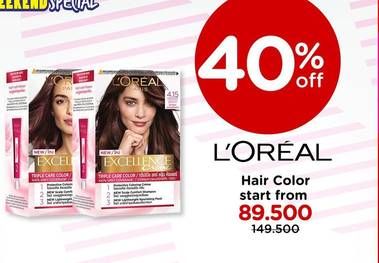 Promo Harga LOREAL Hair Color All Variants  - Watsons