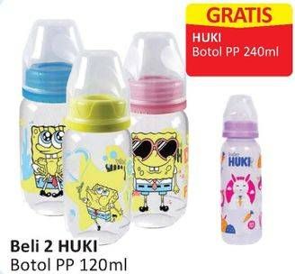 Promo Harga HUKI Bottle PP per 2 pcs 120 ml - Alfamart