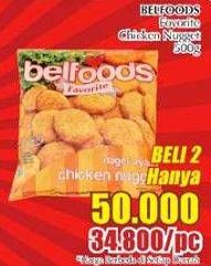 Promo Harga BELFOODS Nugget per 2 pouch 500 gr - Giant