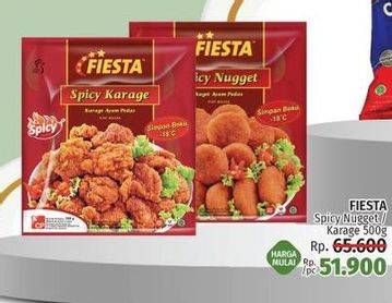Promo Harga FIESTA Ayam Siap Masak Spicy Karage, Spicy Chick 500 gr - LotteMart