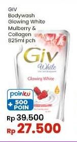 Promo Harga GIV Body Wash Mulberry Collagen, Mulbery Colagen 825 ml - Indomaret