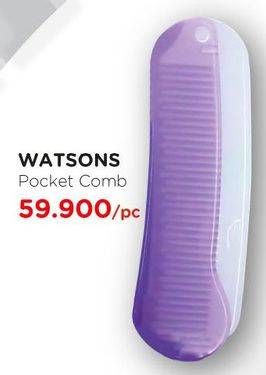 Promo Harga WATSONS Hair Brush Pocket Comb  - Watsons