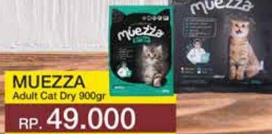 Promo Harga MUEZZA Cat Food Adult Dry Salmon, Adult Dry Tuna 900 gr - Yogya