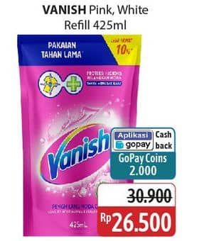 Promo Harga Vanish Penghilang Noda Cair Pink, Putih 425 ml - Alfamidi