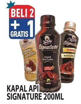 Promo Harga Kapal Api Kopi Signature Drink 200 ml - Hypermart