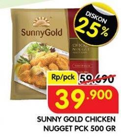 Promo Harga Sunny Gold Chicken Nugget 500 gr - Superindo