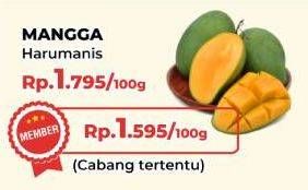 Promo Harga Mangga Harum Manis per 100 gr - Yogya