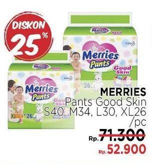 Promo Harga Merries Pants Good Skin S40, M34, L30, XL26  - LotteMart