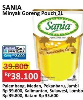 Promo Harga Sania Minyak Goreng 2000 ml - Alfamart