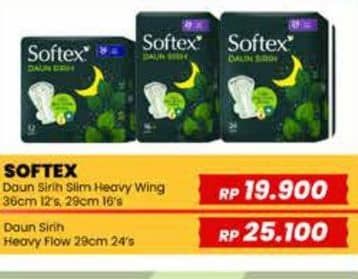 Promo Harga Softex Daun Sirih 36cm, 29cm 12 pcs - Yogya