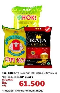 TOPI KOKI Slyp Kuning/ HOKI Beras/ RAJA Ultima 5 kg