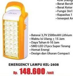 Promo Harga KIRIN KEL-2608 | Emergency Lamp  - Hari Hari