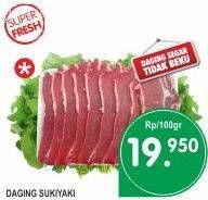 Promo Harga Sapi Sukiyaki per 100 gr - Superindo