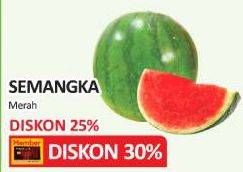 Promo Harga Semangka Merah per 100 gr - Yogya