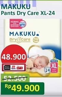 Promo Harga Makuku Dry & Care Celana XL24 24 pcs - Alfamart