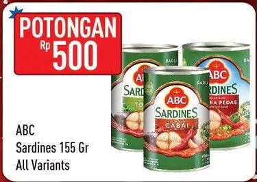 Promo Harga ABC Sardines All Variants 155 gr - Hypermart