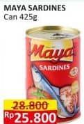 Promo Harga Maya Sardines 425 gr - Alfamart