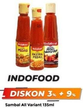 Promo Harga INDOFOOD Sambal All Variants 135 ml - Yogya