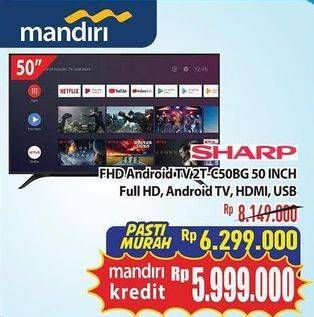 Promo Harga SHARP 2T-C50BG | LED TV 50"  - Hypermart