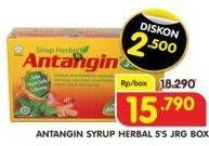 Promo Harga ANTANGIN JRG Syrup Herbal 5 sachet - Superindo