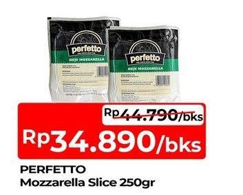 Promo Harga Perfetto Mozarella Sice 250 gr - TIP TOP