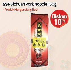 Promo Harga SSF Sichuan Pork Noodle 160 gr - Carrefour