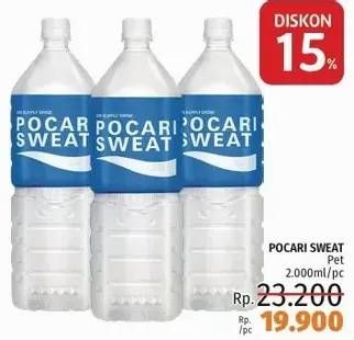 Promo Harga POCARI SWEAT Minuman Isotonik 2 ltr - LotteMart