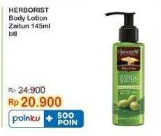 Promo Harga Herborist Body Lotion Zaitun 145 ml - Indomaret