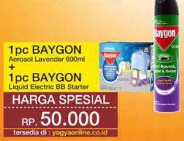 Promo Harga BAYGON Insektisida Spray/BAYGON Liquid Electric  - Yogya