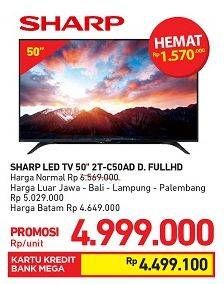 Promo Harga SHARP 2T-C50AD1i Full-HD 50"  - Carrefour