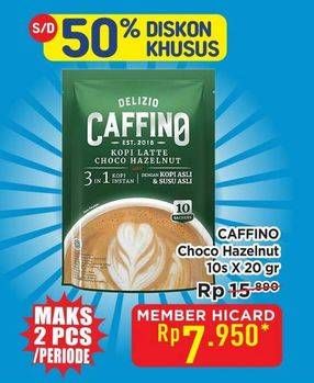 Promo Harga Caffino Kopi Latte 3in1 Choco Hazelnut per 10 sachet 20 gr - Hypermart
