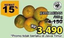 Promo Harga Jeruk Medan per 100 gr - Giant