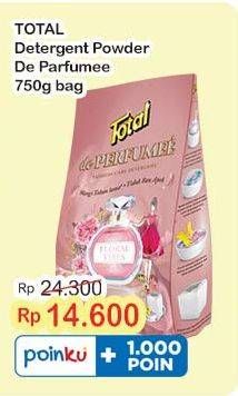 Promo Harga Total Detergent Powder de Perfumee 750 gr - Indomaret