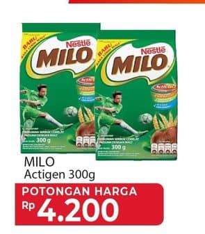 Promo Harga Milo ActivGo Reguler 300 gr - Yogya