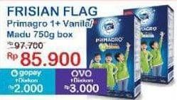 Promo Harga Frisian Flag Primagro 1+ Vanilla, Madu 800 gr - Indomaret