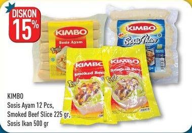 Promo Harga KIMBO Sosis Ayam/Smoked Beef/Sosis Ikan  - Hypermart