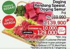 Promo Harga Daging Rendang/Semur  - LotteMart