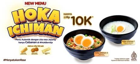 Promo Harga Hoka Ichiman  - HokBen