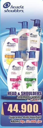 Promo Harga Head & Shoulders Shampoo 400 ml - Hari Hari