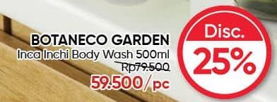 Promo Harga Botaneco Garden Body Wash Inca Inchi Aloe Vera 500 ml - Guardian