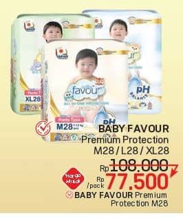Promo Harga Favour Baby Diapers Premium Pants M28 28 pcs - LotteMart
