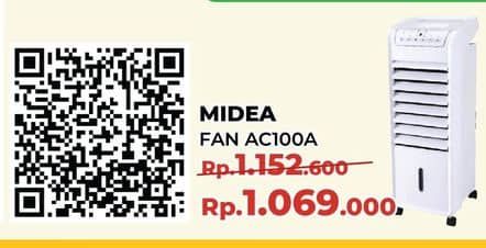 Promo Harga Midea AC100-A Air Cooler  - Yogya