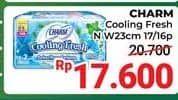 Promo Harga Charm Extra Comfort Cooling Fresh NonWing 23cm 16 pcs - Alfamidi