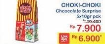Promo Harga CHOKI-CHOKI Coklat Surprise per 5 pcs 10 gr - Indomaret