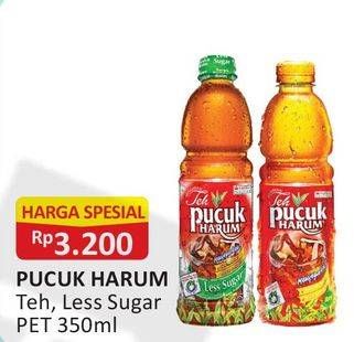 Promo Harga TEH PUCUK HARUM Minuman Teh Original, Less Sugar 350 ml - Alfamart