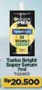 Promo Harga Garnier Men Turbo Bright Super Serum 7 ml - Alfamart