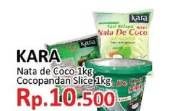 Promo Harga KARA Nata De Coco Cocopandan, Slices 1 kg - Yogya