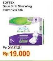 Promo Harga Softex Daun Sirih 36cm 13 pcs - Indomaret