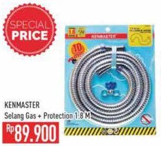 Promo Harga Kenmaster Selang Gas Paket + Protector 1.8M  - Hypermart